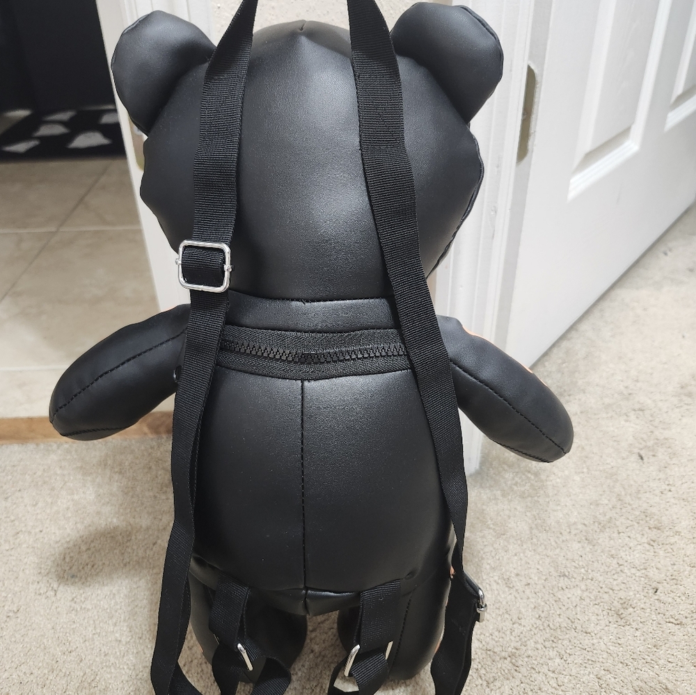 Black Skeleton Bear Backpack - Picture 2 of 3